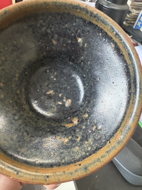 古玩陶瓷黑褐釉盞真品鑒賞圖