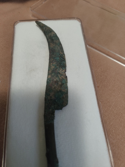 古玩銅器銅削刀真品鑒賞圖