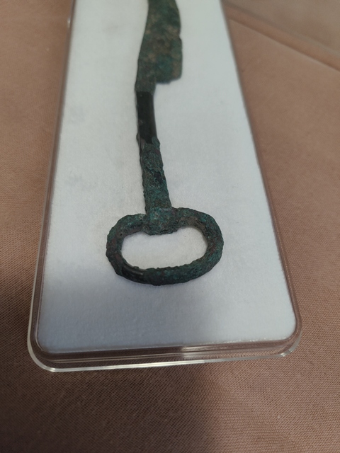 古玩銅器銅削刀真品鑒賞圖