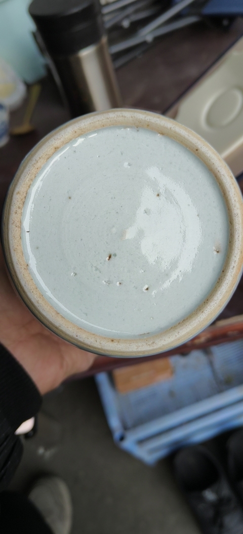 古玩陶瓷纏枝花囍字紋青花罐真品鑒賞圖