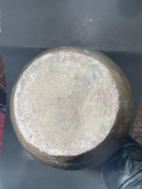 古玩陶瓷元代禹州茶葉末釉嘟嚕大罐拍賣，當前價格299元