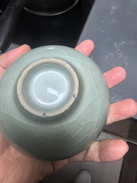 古玩陶瓷龍泉青瓷芒口盞真品鑒賞圖