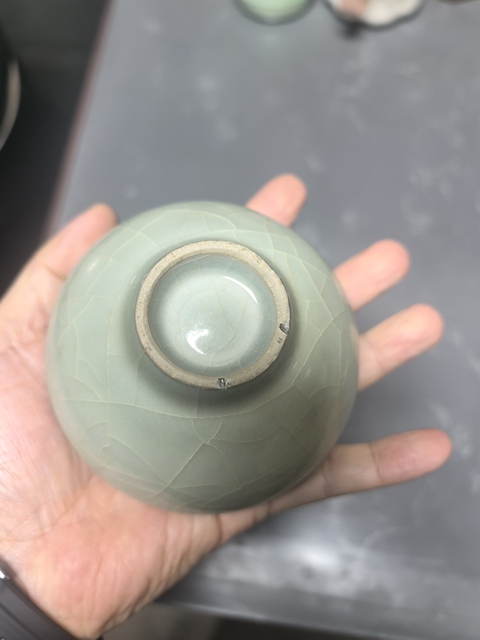 古玩陶瓷龍泉青瓷芒口盞真品鑒賞圖