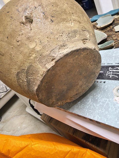 古玩陶瓷越窯青瓷雙系瓶真品鑒賞圖