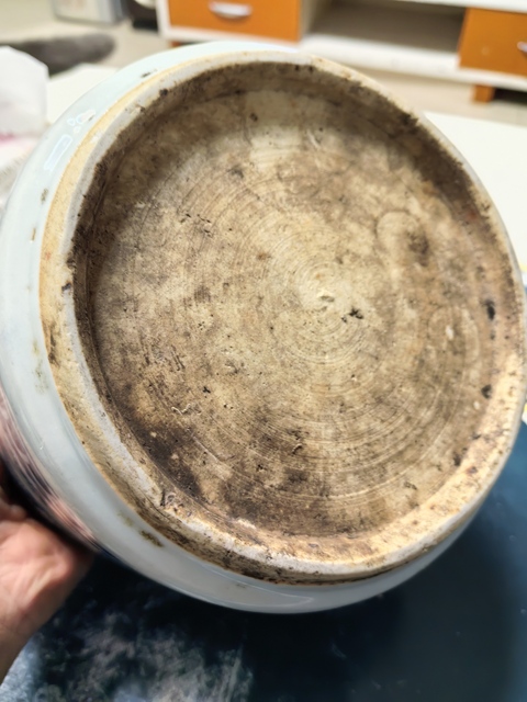 古玩陶瓷青花雙龍戲珠紋直筒爐真品鑒賞圖