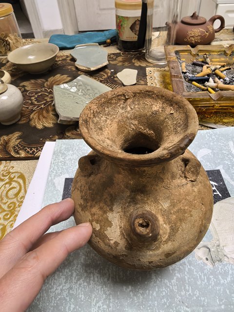 古玩陶瓷酒壺真品鑒賞圖