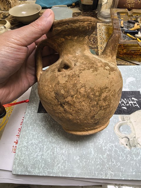 古玩陶瓷酒壺真品鑒賞圖