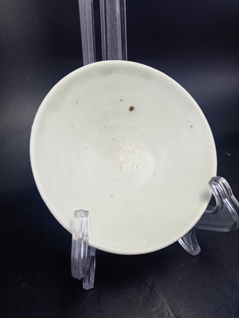 古玩陶瓷【館藏級精品】宋 青白瓷唇口盞【茶道圣物】【盞為高檔次藏品】【收藏價值比較高】拍賣，當前價格0元