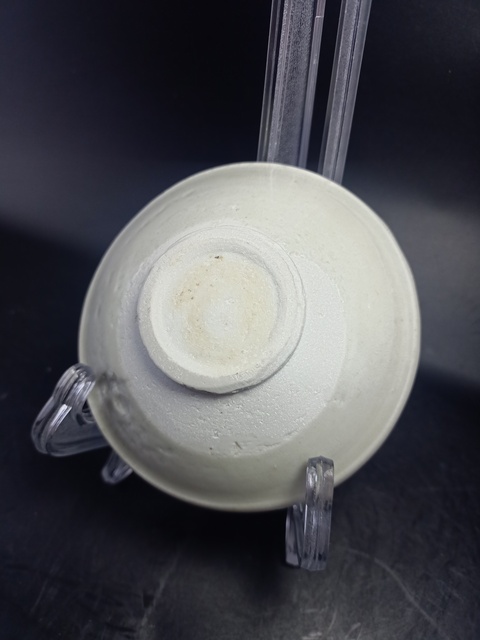 古玩陶瓷【館藏級精品】宋 青白瓷唇口盞【茶道圣物】【盞為高檔次藏品】【收藏價值比較高】拍賣，當前價格0元