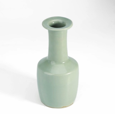 古玩陶瓷南宋龍泉窯紙槌瓶真品鑒賞圖