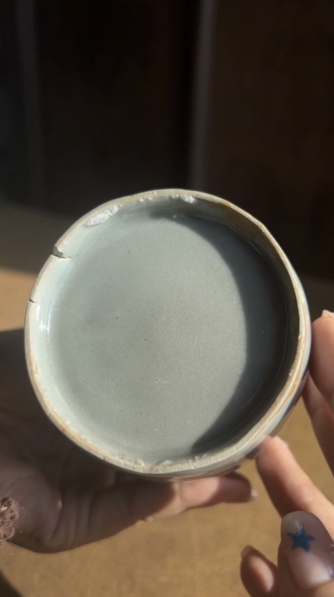 古玩陶瓷龍泉窯紙槌瓶真品鑒賞圖