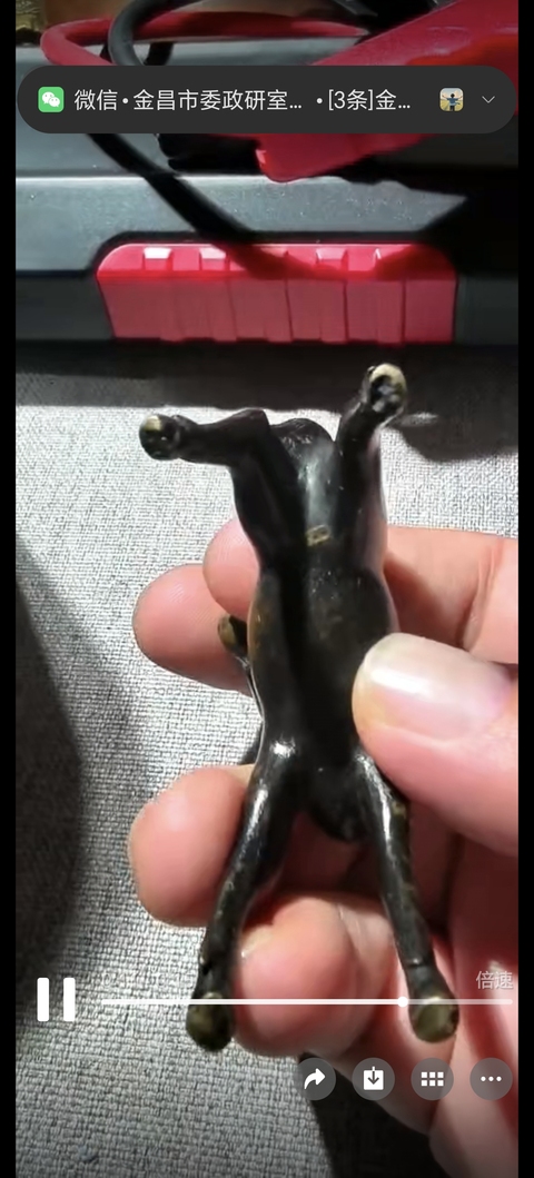 古玩銅器日本小馬真品鑒賞圖