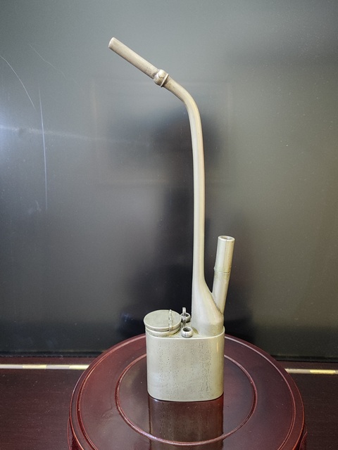 古玩銅器白銅煙壺真品鑒賞圖