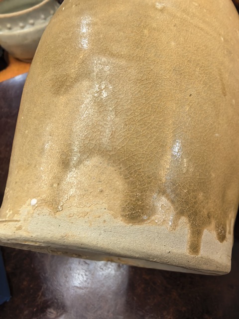 古玩陶瓷長沙窯釉下彩罐真品鑒賞圖