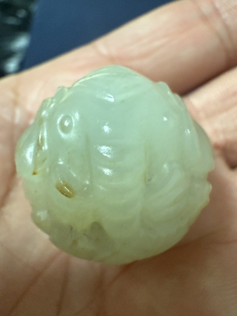 古玩玉器和田玉珠真品鑒賞圖