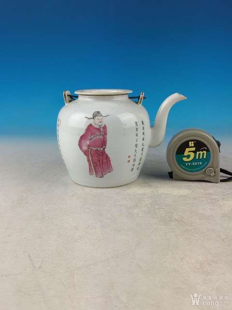 古玩陶瓷無雙譜提梁壺真品鑒賞圖