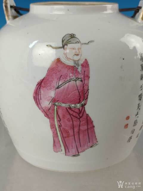 古玩陶瓷無雙譜提梁壺真品鑒賞圖