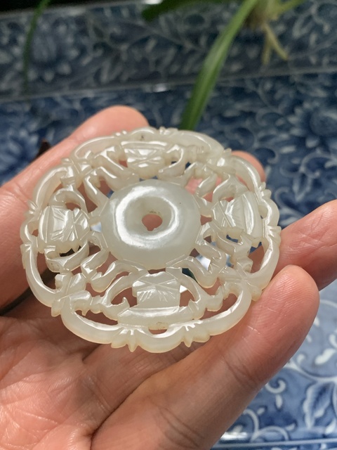 古玩玉器和田玉雕“龍紋佩”真品鑒賞圖