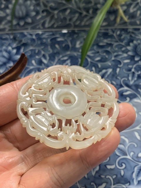 古玩玉器和田玉雕“龍紋佩”真品鑒賞圖