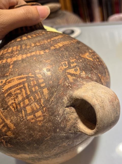 古玩陶瓷文化期彩繪陶罐真品鑒賞圖