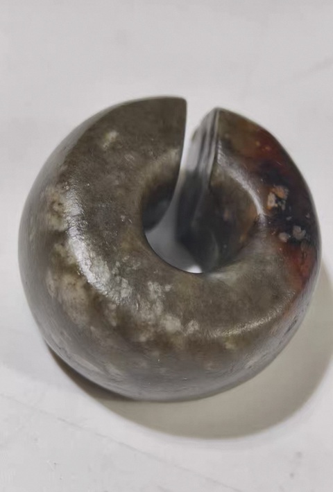 古玩玉器玉玦真品鑒賞圖