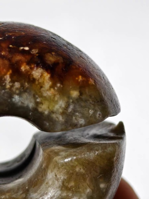 古玩玉器玉玦真品鑒賞圖