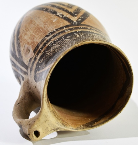 古玩陶瓷文化期彩繪陶杯真品鑒賞圖