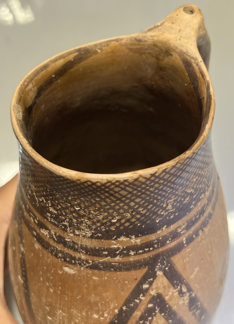 古玩陶瓷文化期彩繪陶杯真品鑒賞圖