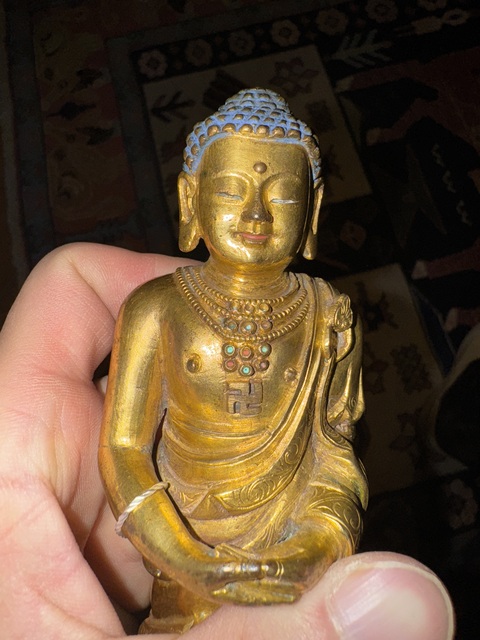 古玩銅器造像真品鑒賞圖