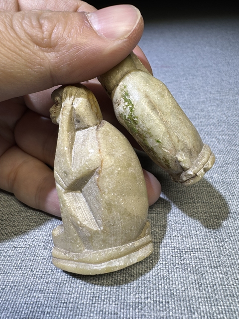 古玩陶瓷壽山石猴子造型印章真品鑒賞圖