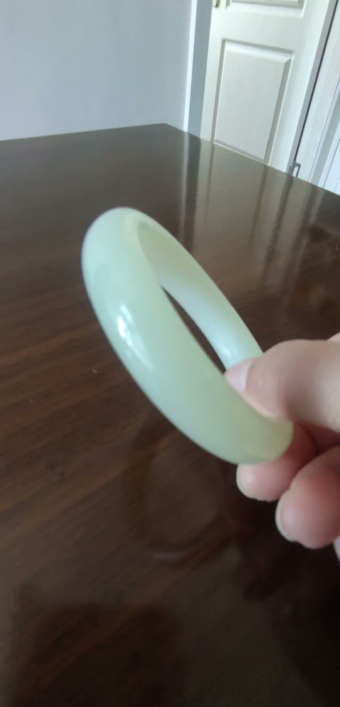 古玩玉器和田玉手鐲真品鑒賞圖