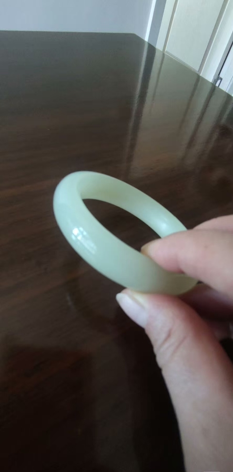 古玩玉器和田玉手鐲真品鑒賞圖