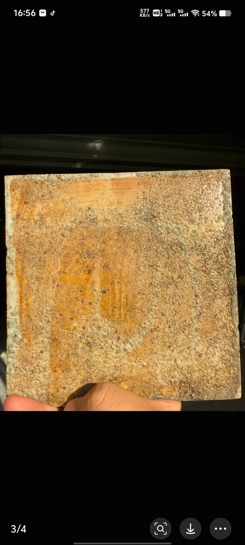 古玩陶瓷乾隆青花瓷板真品鑒賞圖