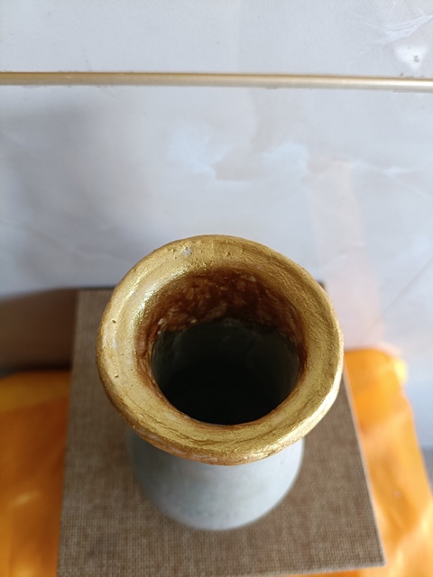 古玩陶瓷龍泉仿官窯箸瓶真品鑒賞圖