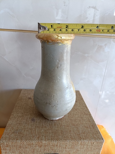 古玩陶瓷龍泉仿官窯箸瓶真品鑒賞圖