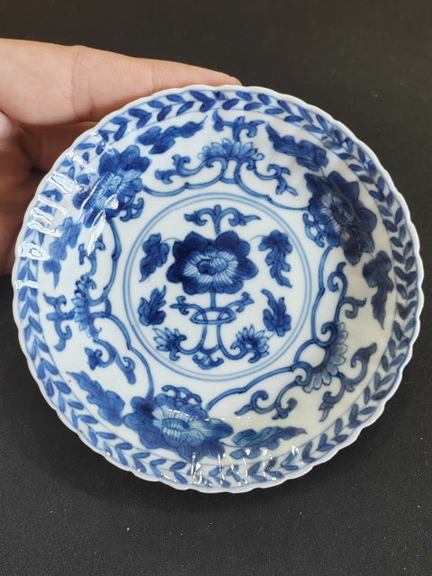 古玩陶瓷康熙青花盤·精品拍賣，當前價格1650元