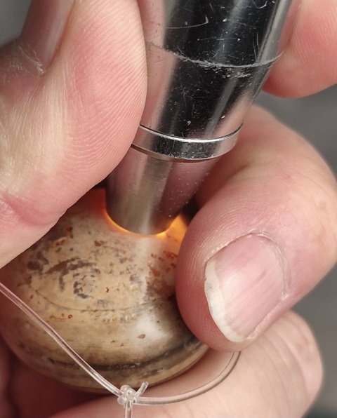 古玩玉器瑪瑙板珠真品鑒賞圖