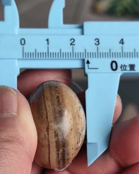 古玩玉器瑪瑙板珠真品鑒賞圖