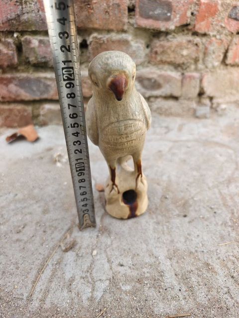 古玩陶瓷鸚鵡瓷塑真品鑒賞圖