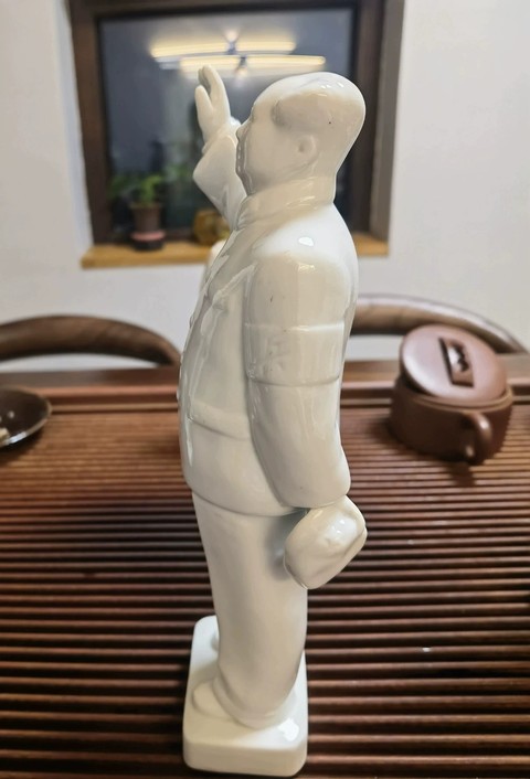 古玩陶瓷文革時期主席像真品鑒賞圖