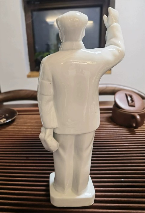 古玩陶瓷文革時期主席像真品鑒賞圖