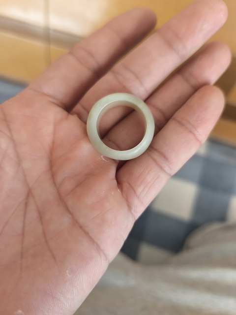 古玩玉器和田玉雕“指圈”真品鑒賞圖