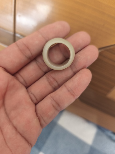 古玩玉器和田玉雕“指圈”真品鑒賞圖