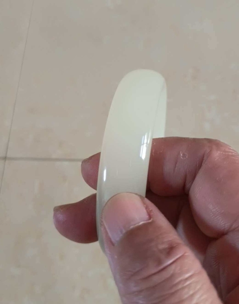 古玩玉器和田玉雕“素紋手鐲”真品鑒賞圖