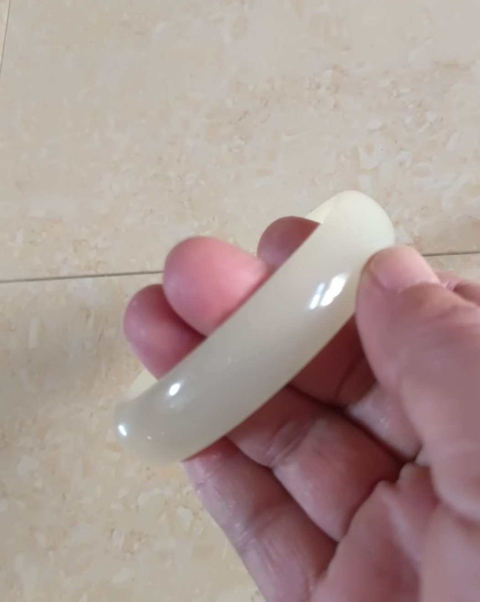 古玩玉器和田玉雕“素紋手鐲”真品鑒賞圖