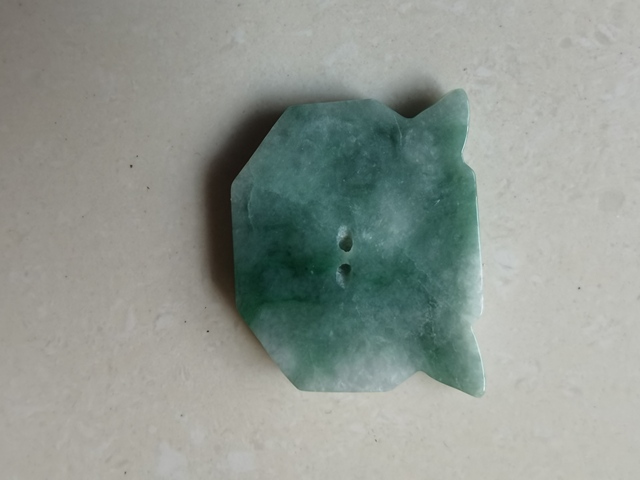 古玩玉器翡翠虎面真品鑒賞圖