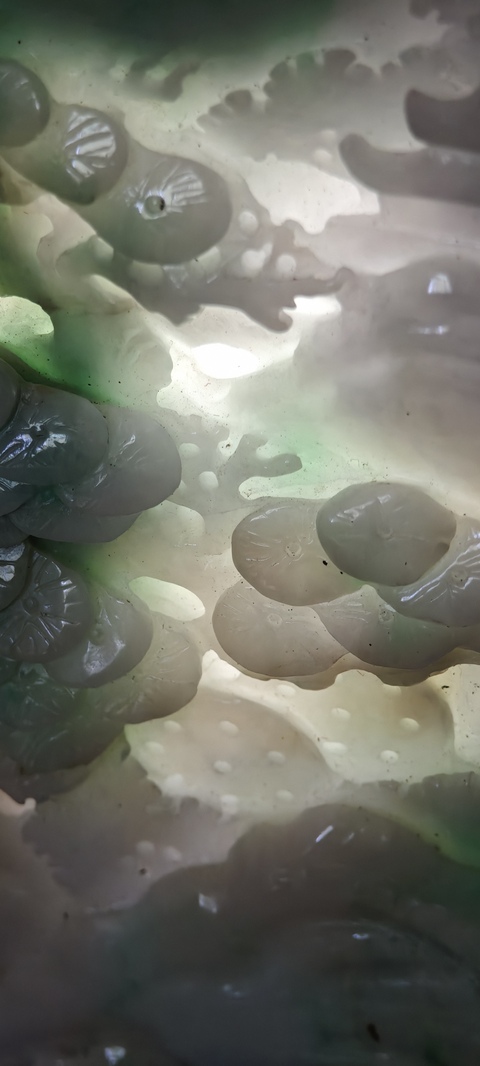 古玩玉器翡翠山子真品鑒賞圖