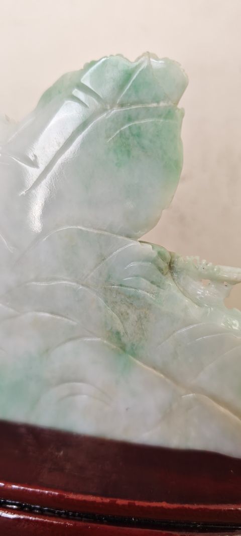 古玩玉器翡翠山子真品鑒賞圖