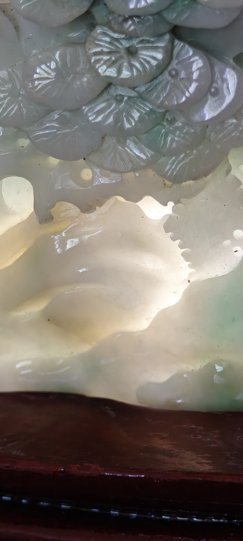 古玩玉器翡翠山子真品鑒賞圖