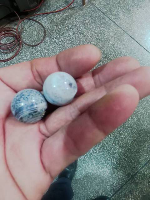 古玩玉器仿古瑪瑙珠真品鑒賞圖